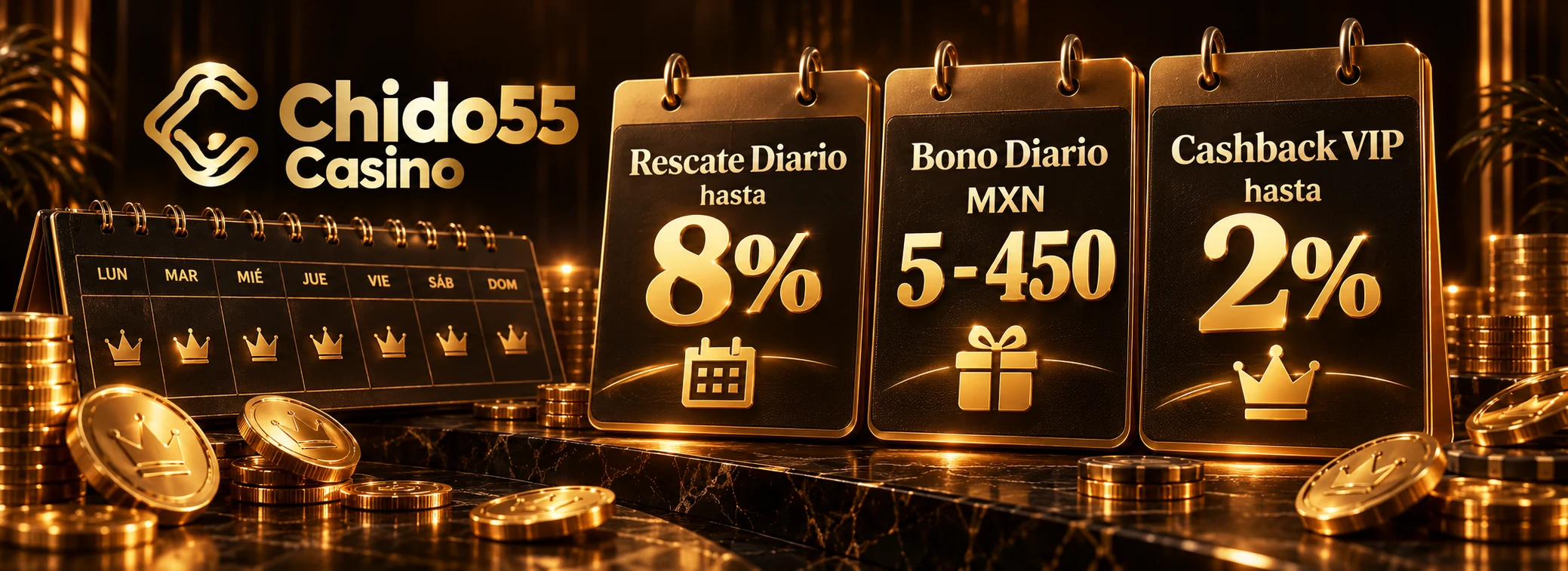 Hasta 300% en el primer depósito